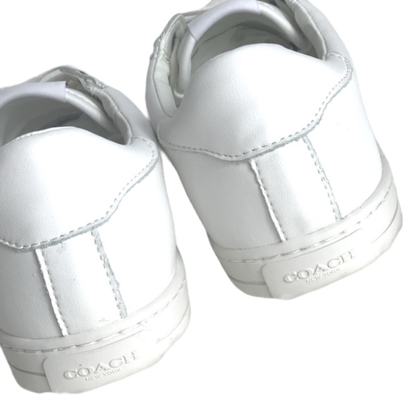 Coach 5⭐️ Rated White Leather Lace Porter Sneaker - Picture 8 of 13
